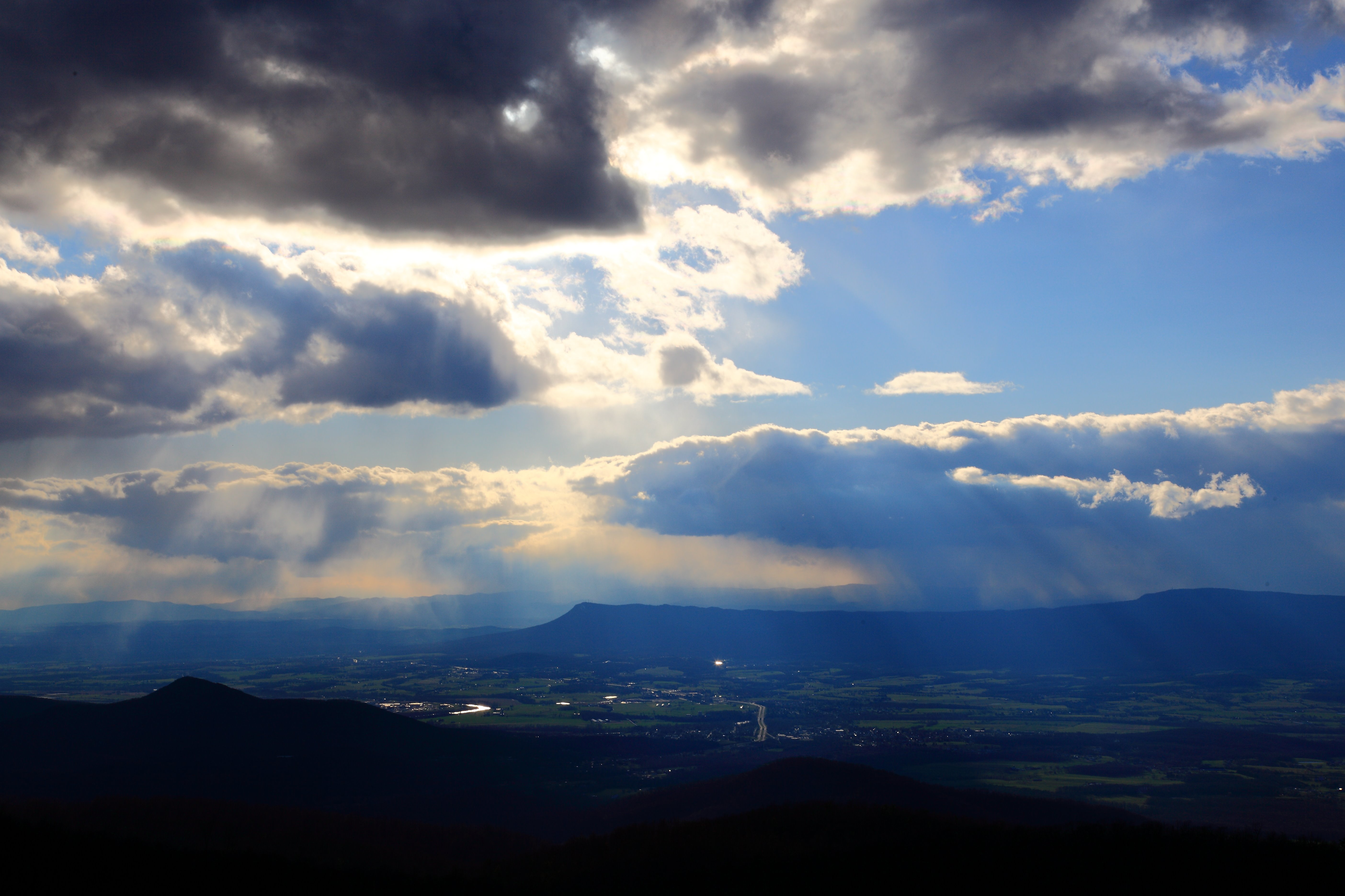 Heavenly Clouds Shenandoah The Sky Free Nature Pictures By